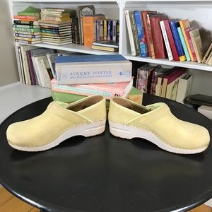 Yellow / Green Dansko Clogs 37